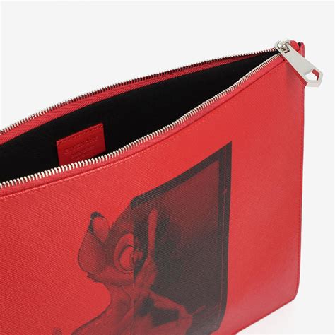 givenchy red bambi pouch|null .